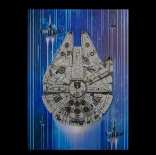 Millennium Falcon Limited Edition Displate | Star Wars