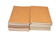 Lot of 35 Kraft Brown Blank Softcover Journal...
