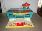 VINTAGE FISHER PRICE PLAY FAMILY AIRPORT #996 AIRPORT ONLY