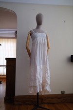 1920s pale pink Silk and Crochet Slip Dress