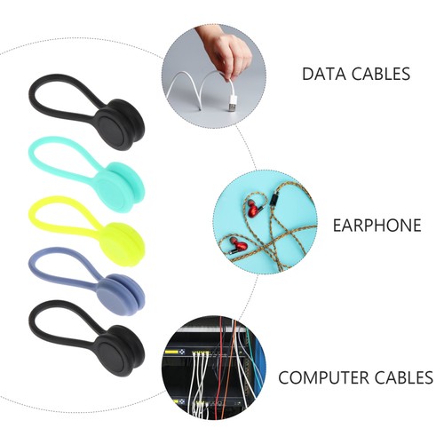 10 Pcs Magnet Headset Wickler Kabelführung Magnetisch Kabelaufbewahrung - Bild 2 von 12