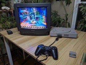 Sony PlayStation 1 PS1 Original Console System Bundle - Tested and Works