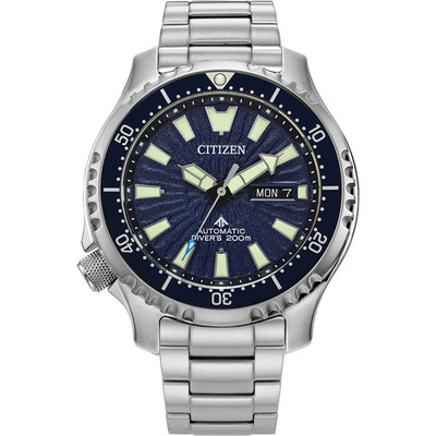 NEW CITIZEN ECO DRIVE MAN'S AUTOMATIC PROMASTER DIVE WATCH NY0136-52L