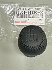Genuine Oem Toyota 93-98 Supra Leather 6 Speed Manual Shift Knob 33504-14130-c0