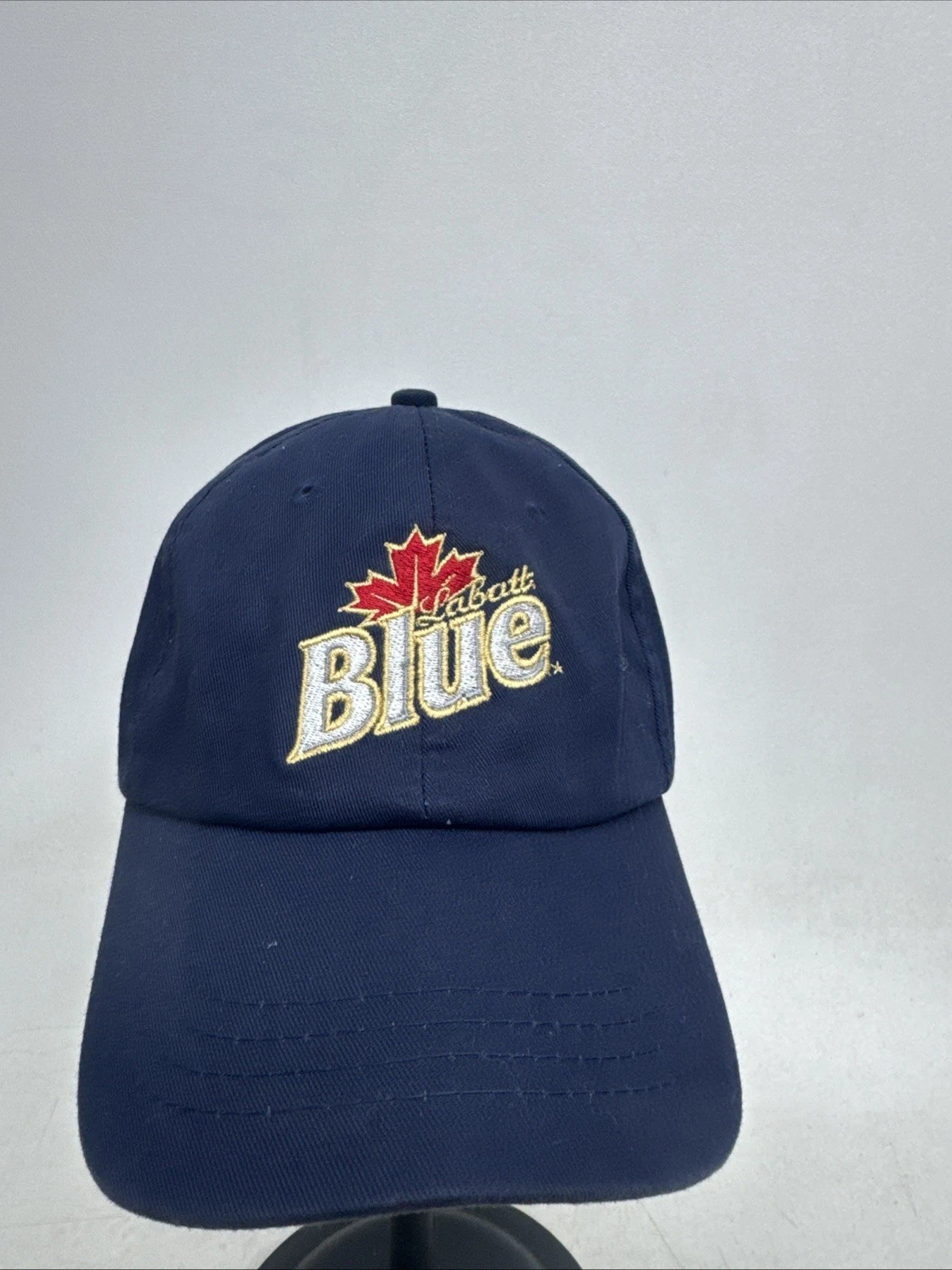 Labatt Blue Hockey Helmet Beanie Hat Fleece Trapper Canada NHL Beer Free Ship