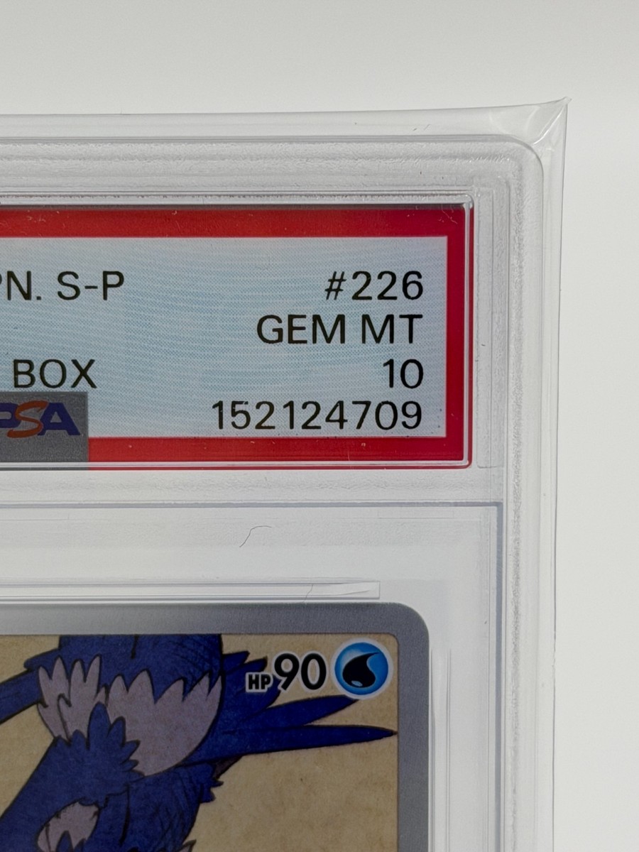 PSA 10 Pikachu 227/S-P & Cramorant 226/S-P Stamp Box Japan Post