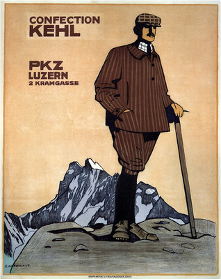 Confection Kehl PKZ Luzern Poster Men�s Wear Wall Art-...
