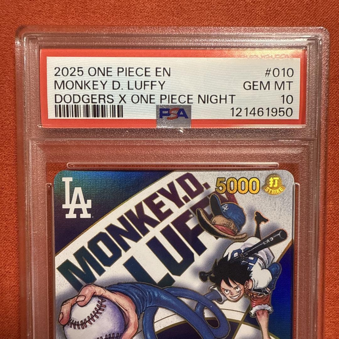 Monkey D. Luffy PSA 10 2025 One Piece Card 010 Rare