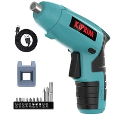 Small 4V Electric Screwdriver,ES3 Cordless Screwdriver Tool with Rechargeable...