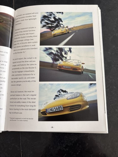 Brochure vendita Porsche Boxster 2002 e 2003 in scatola di presentazione - Boxster S - Foto 14 di 18