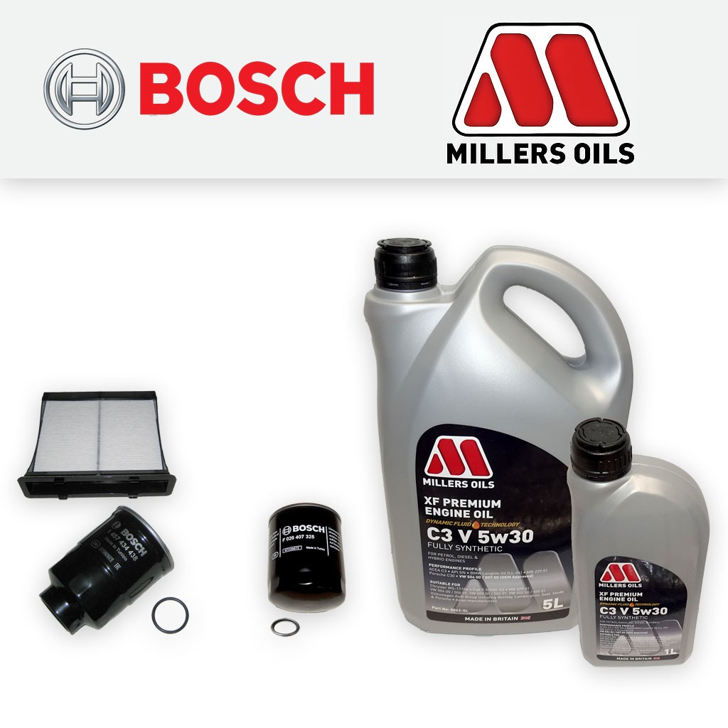 SERVICE KIT for SUBARU IMPREZA 2.0 D OIL FUEL CABIN FILTERS +LL OIL (2009-2012)