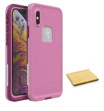 LifeProof FRE Series Waterproof Case for iPhone Xs & iPhone X (Frost Bite Pink)
