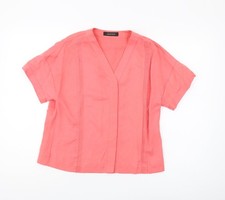 Damenbluse UK-Gr&ouml;&szlig;e 8 Jaeger rosa Lyocell