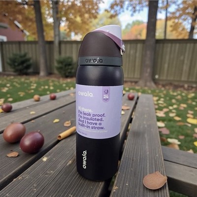 値下中​【新品】アメリカ限定 Owala 32oz 945ml ネイビー星柄 Owala FreeSip 32 Oz Water Bottle Navy Berry Limited Edition Color