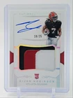 BIJAN ROBINSON 2023 NATIONAL TREASURES RPA ROOKIE PATCH SILVER AUTO /25 Q2215