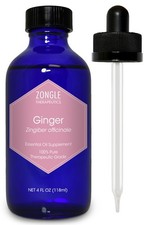 Zongle Ginger Essential Oil, Food Grade, Zingiber Officinale, 4 Oz