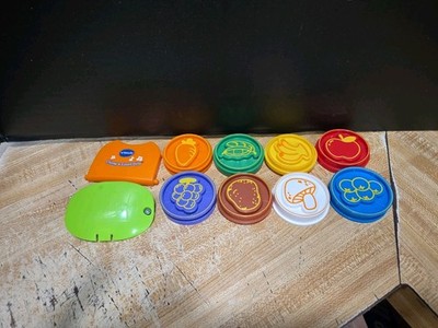 8 VTech Chomp and Count Dino replacement food coins lot
