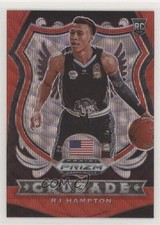 2020-21 Panini Prizm Draft Picks Crusade Ruby Wave Prizm RJ Hampton #93 uk2