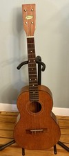Vintage 1950s Harmony Baritone Ukulele   Made in USA   Solid Mahogany