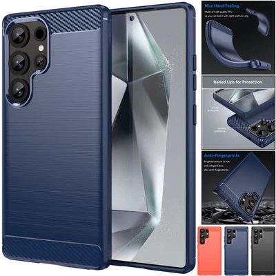 Hülle für Samsung S26 S25 FE S24 S23 S22 S21 S20 Ultra Plus Silikon Schutz Case - Bild 1 von 4