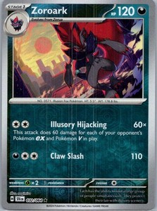 Pokemon Zoroark SV: Shrouded Fable 032/064 Near Mint NM Reverse Holo