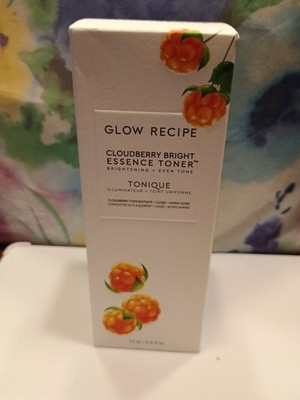 Glow Recipe Cloudberry Bright Essence Toner. Full Size, 2.5 oz/75 ml.