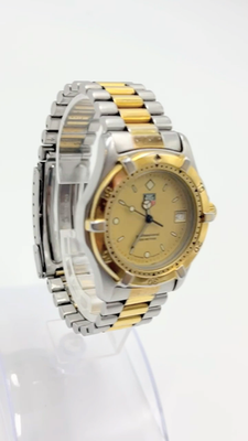Tag Heuer 964.013 2000 Professional Men's Quartz Gold Dial Watch
