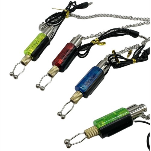 Jeu d'alarmes de morsure éclairées LED pour pêche à la carpe avec clips rég - Photo 9/38
