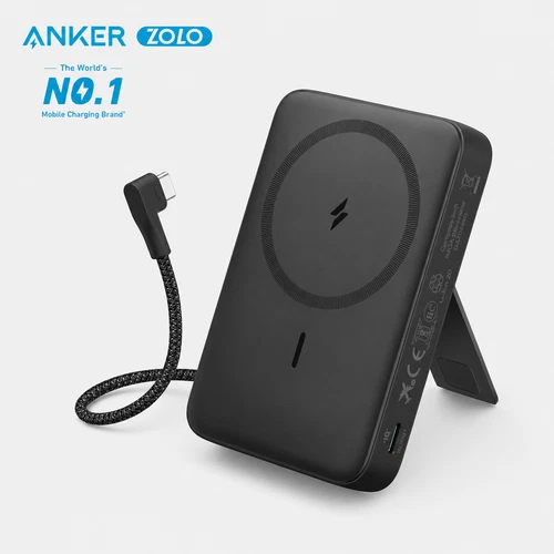 Anker Zolo Magnetic Power Bank 10000mAh 30W Wireless Portable Charger-black video thumbnail