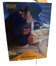 1996 Pinnacle Baseball Card Orel Hershiser Cleveland Indians #248