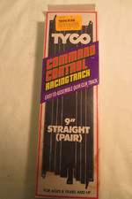 NOS TYCO COMMAND CONTROL 9" RACING QUIK-CLIK TRACK STRAIGHT 6432