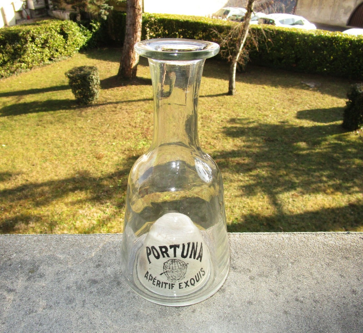 Ancienne Carafe Émaillée A.HEUDE MILON – Publicité Quinquina Et Liqueur
