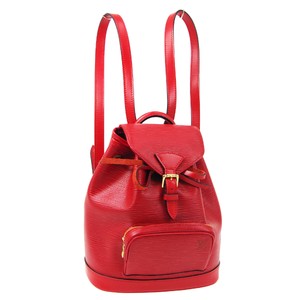 louis vuitton mini backpack red