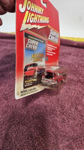 Johnny Lightning "Super Chevy" 1956 Nomad--Boulevard Cruiser nuevo en paquete - Imagen 3 de 6