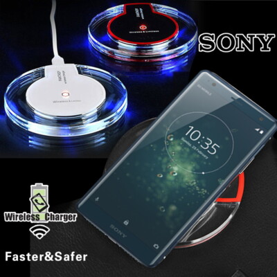 Wireless Charger Fast Charging Pad For Sony Xperia  XZ2/XZ3/Z3V/Z4V/1/5/10/PRO UK