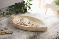 Blattschale 'Wood' Aus Paulownia-Holz