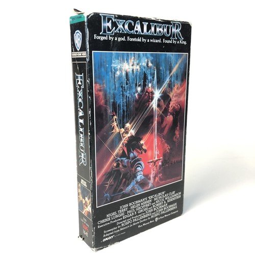 Excalibur The Movie - VHS 1981 - Patrick Stewart / Liam Neeson - Tested Working