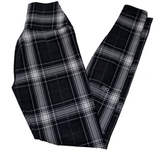 Women's ALO Yoga High-Waisted Vapor Legacy Plaid Leggings - $128 MSRP -Size XXS