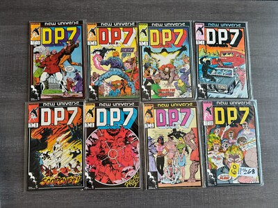 D.P.7 Comic Lot - 8 Book Lot - Higher Grade Lot (Marvel)