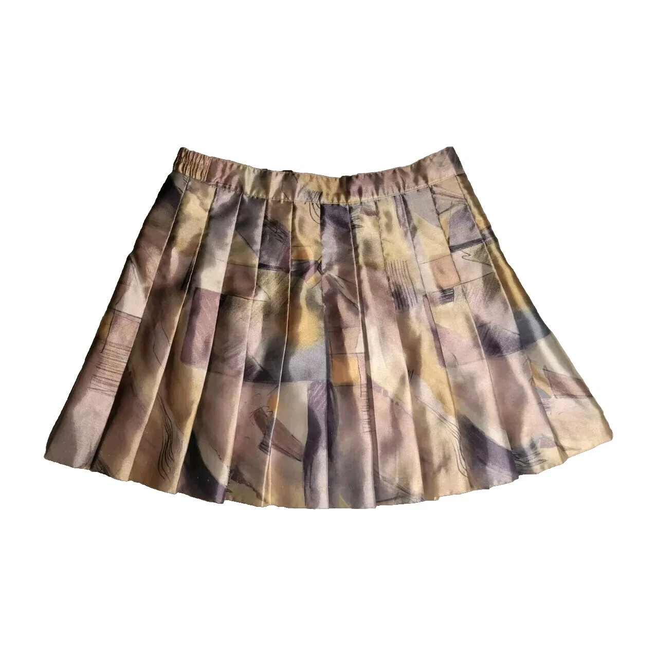 Faldas Vintage Casual De Raso Para Mujeres