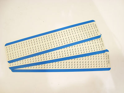 PANDUIT  PCM-J  Wire Marker Card, Vinyl Cloth, 'J'  (3 piece lot)