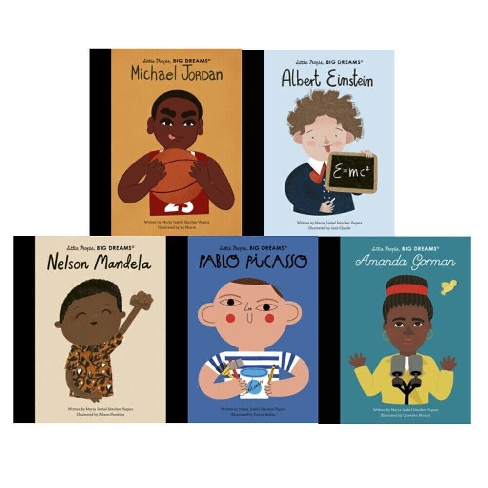 Little People Big Dreams Series 15 Collection 5 Books Set Maria Isabel Sanchez