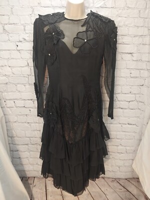 black tie chiffon dress Lady Black Tie - Caitlin Gown - Convertible Tie Chiffon Dress