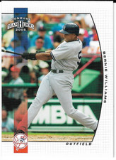 2005 Donruss Team Heroes #206 Bernie Williams New York Yankees
