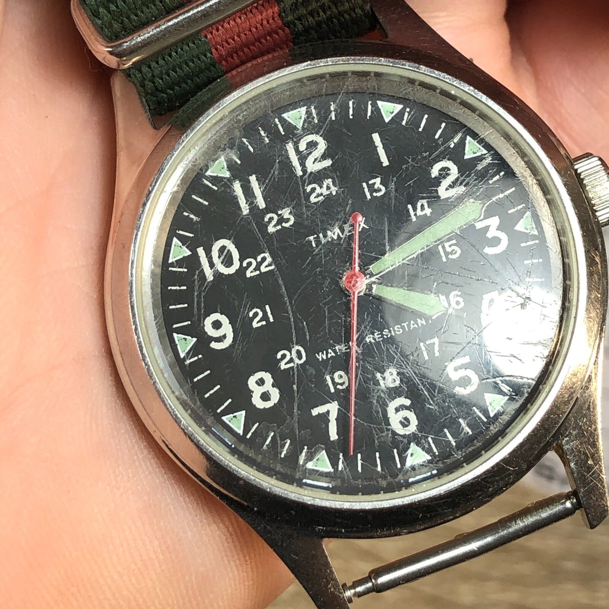 Timex Men J Crew Military Field CIRCA 2008 Nylon Strap 36mm Timex Men J Crew Military Field CIRCA 2008 Nylon Strap 36mm