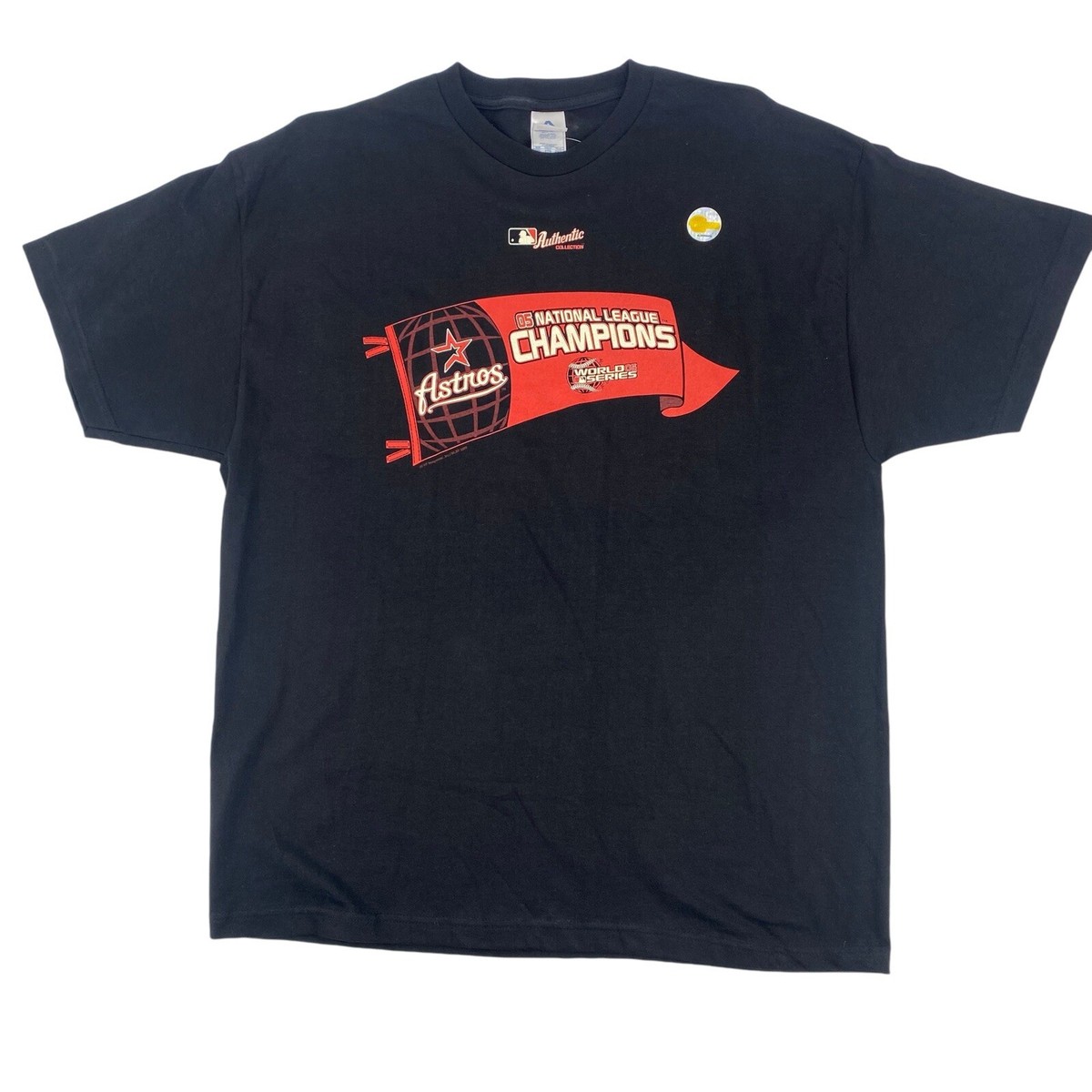 Houston Astros 2XL Black Shirt 2005 National League Champion World