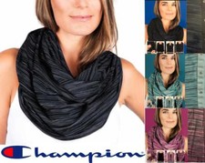 Champion Women's Lightweight Snap Scarf Shrug Drape Scarv NEW 3 in 1 Multi Color