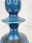 ALVINO BAGNI BLUE CERAMIC CANDLE STICK HOLDER ITALY MIDCENTURY MODERN MCM VTG — photo 7