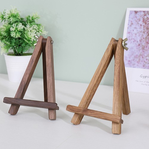 1pc Wooden Desktop Phone Stand Tabletop Phone Holding Stand Display Tripod - Photo 8 sur 12