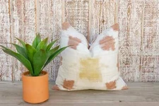 Tovi Organic Silk Ikat Pillow